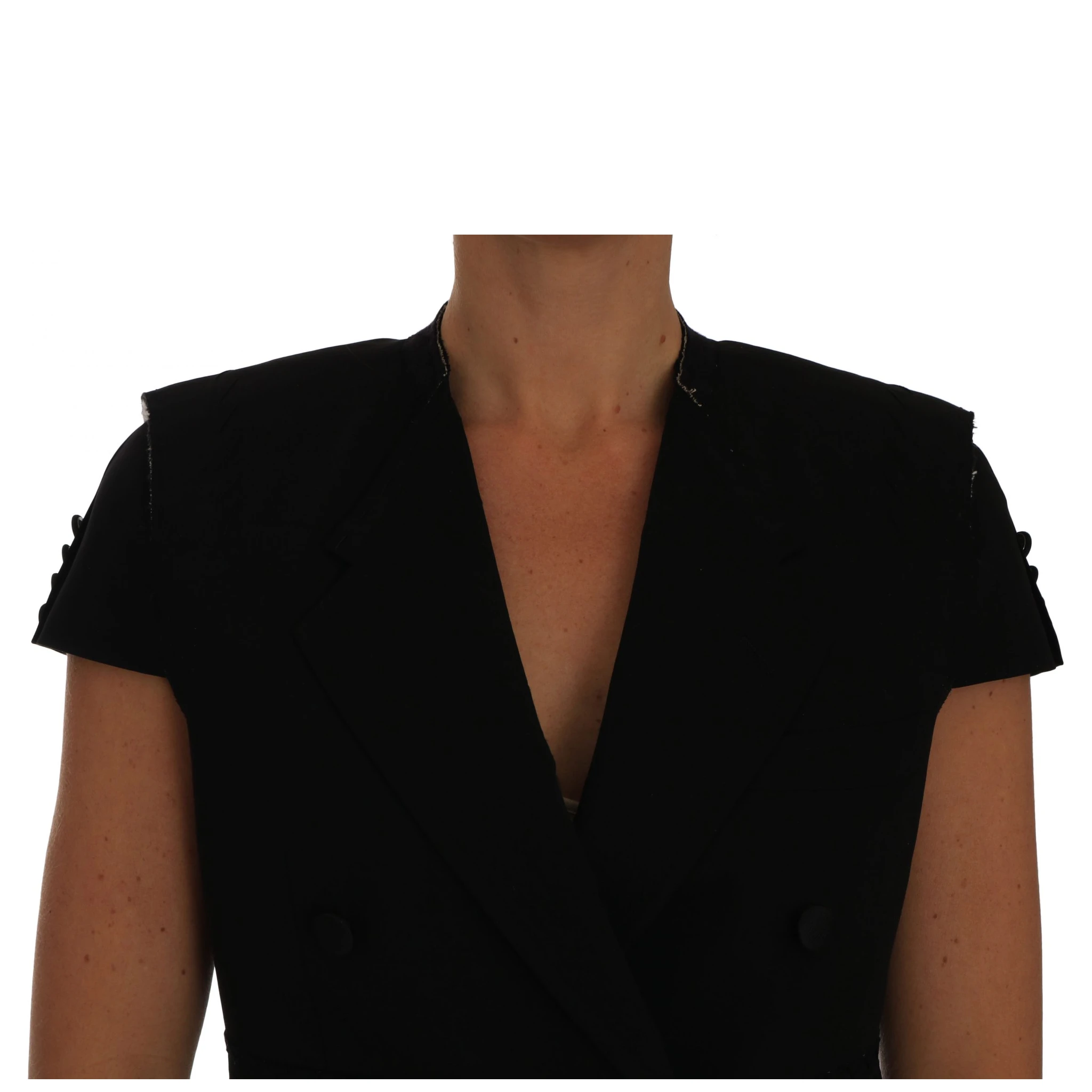 Black Short Croped Blazer Jacket