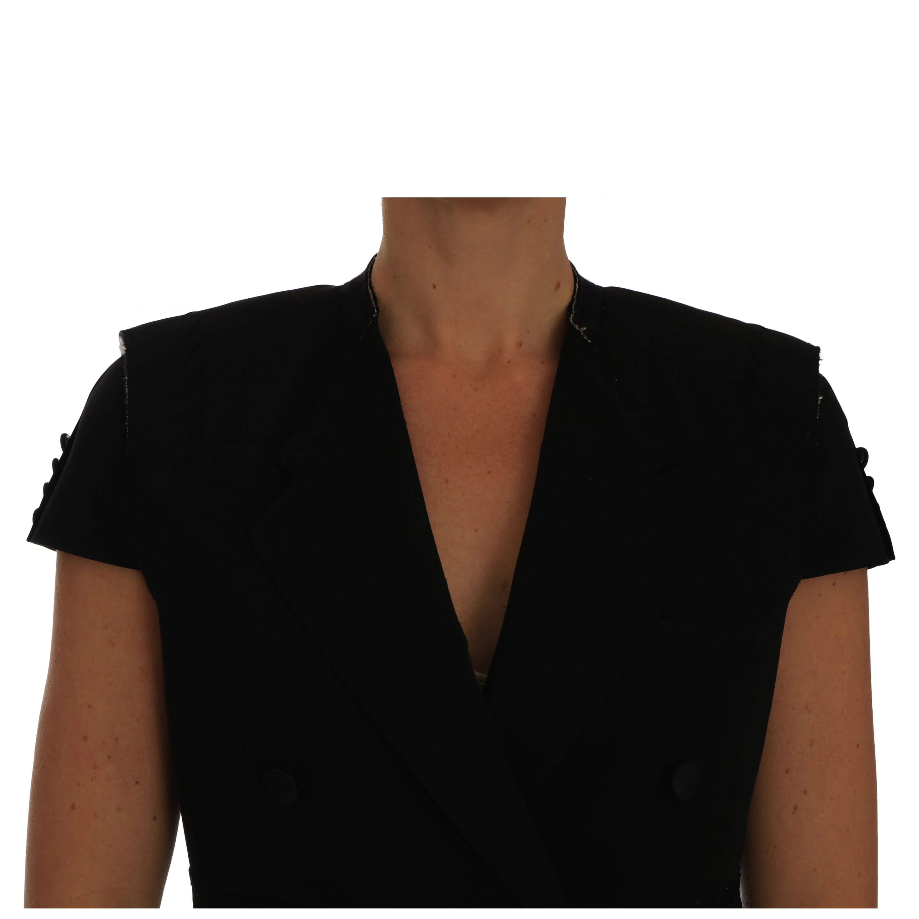 Black Short Croped Blazer Jacket