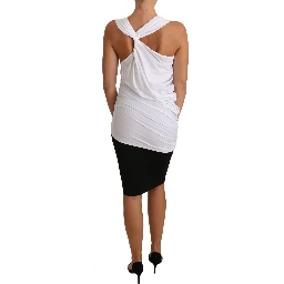 White Top Tank CAVALLI T-Shirt Jersey
