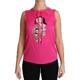 Pink Family Silk Tank  Mama Blouse Top Shirt