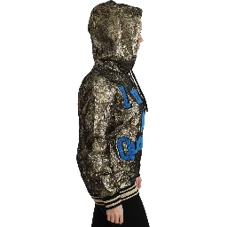 Im The Queen Jaquard Gold Sweatshirt  Hoodie