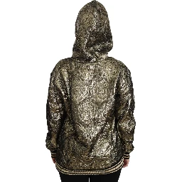 Im The Queen Jaquard Gold Sweatshirt  Hoodie
