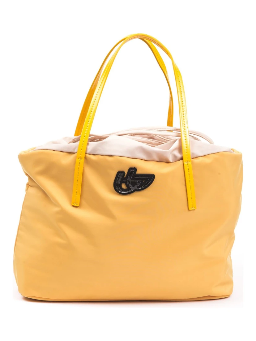 حقيبة كتف صفراء من البوليستر