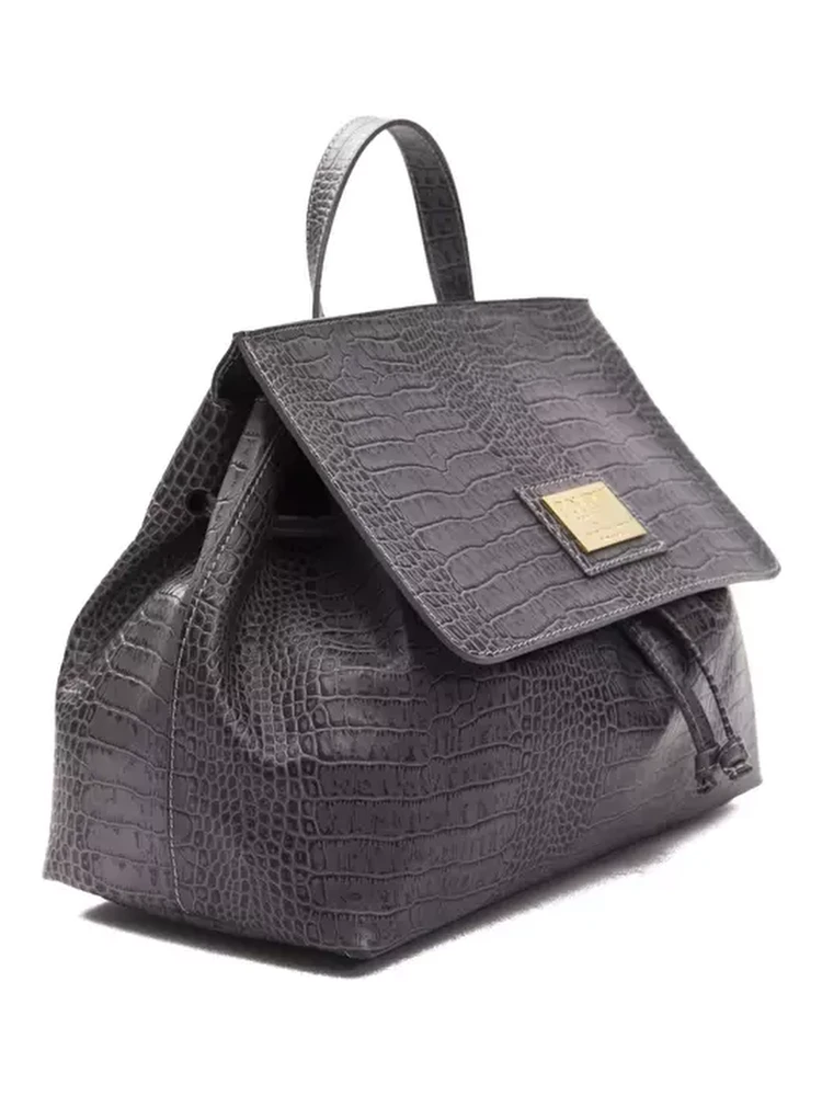 Gray Leather Shoulder Bag alternative