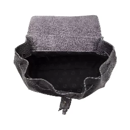 Gray Leather Shoulder Bag