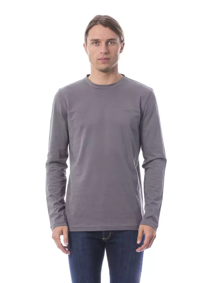 Gray Cotton T-Shirt