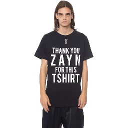 Black Cotton T-Shirt