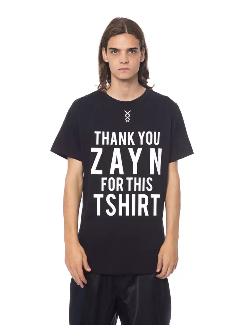 Black Cotton T-Shirt