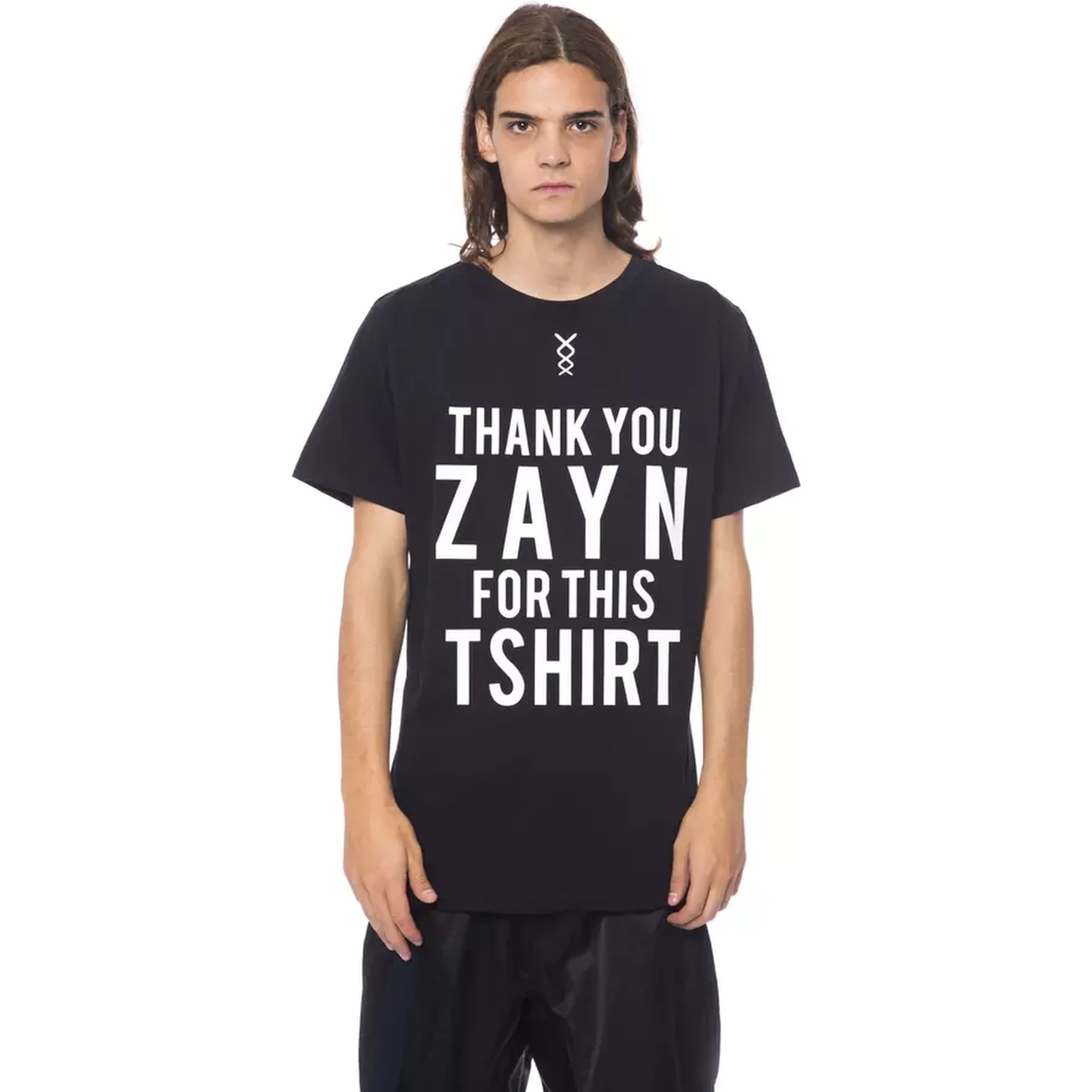 Black Cotton T-Shirt