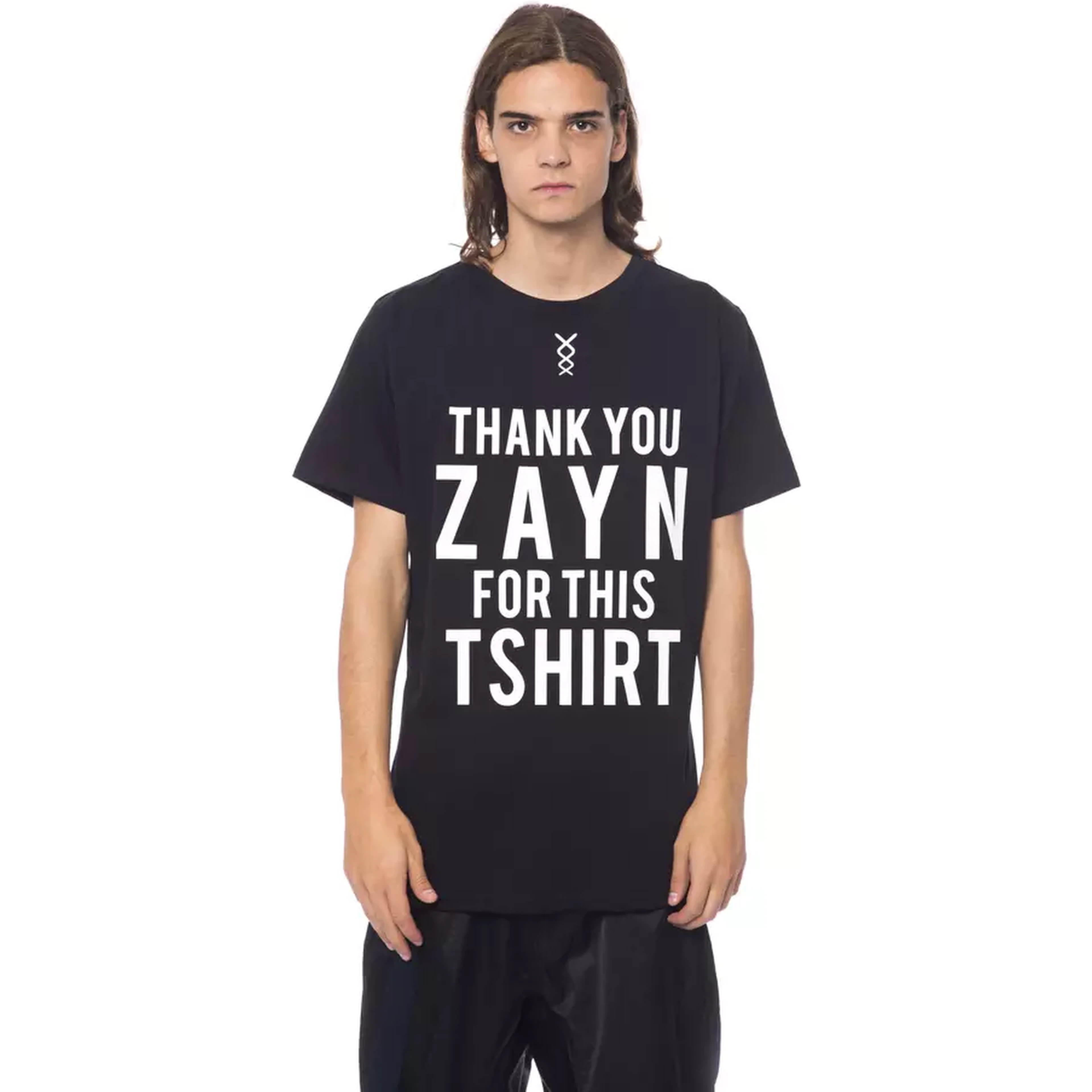 Black Cotton T-Shirt