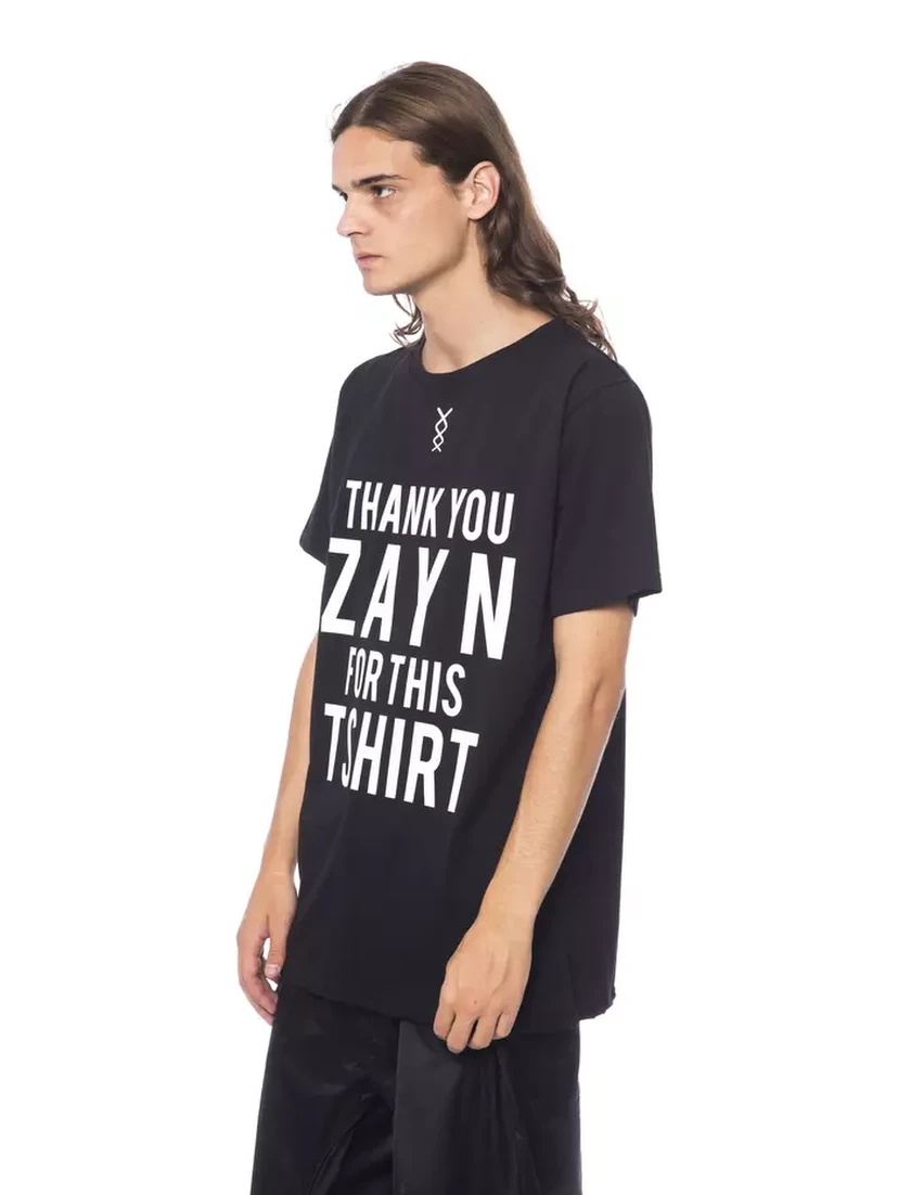 Black Cotton T-Shirt