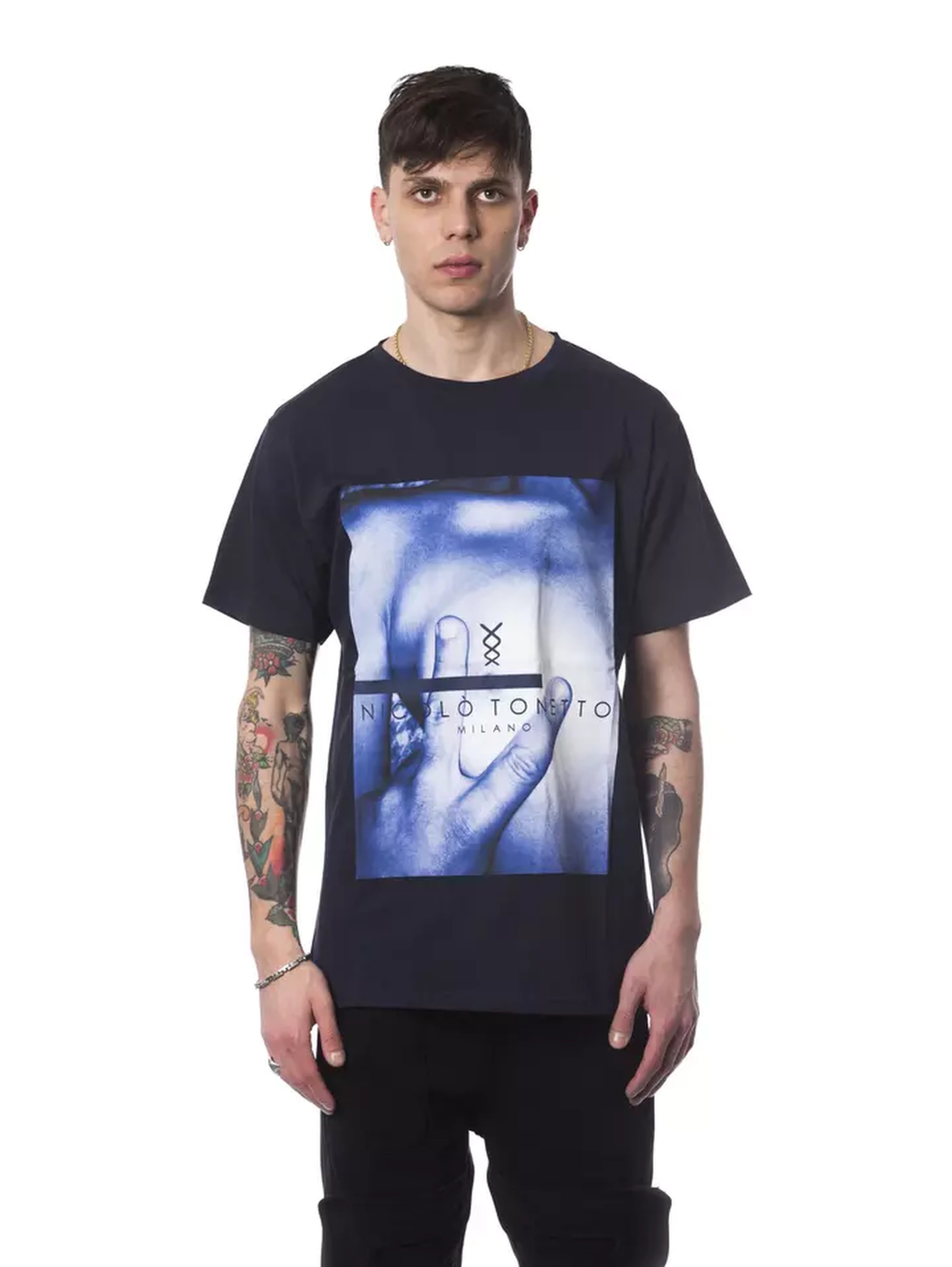 Blue Cotton T-Shirt