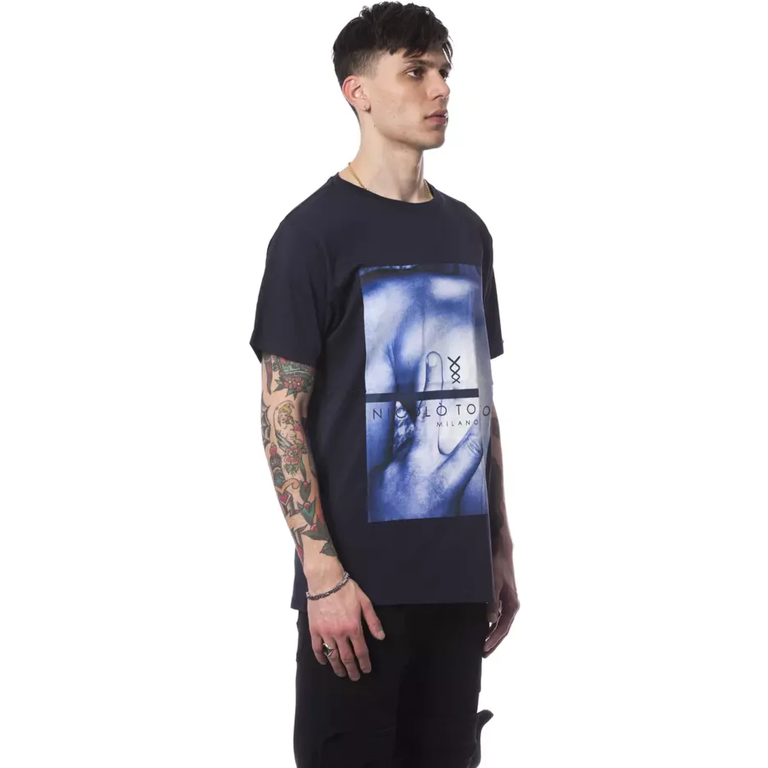 Blue Cotton T-Shirt