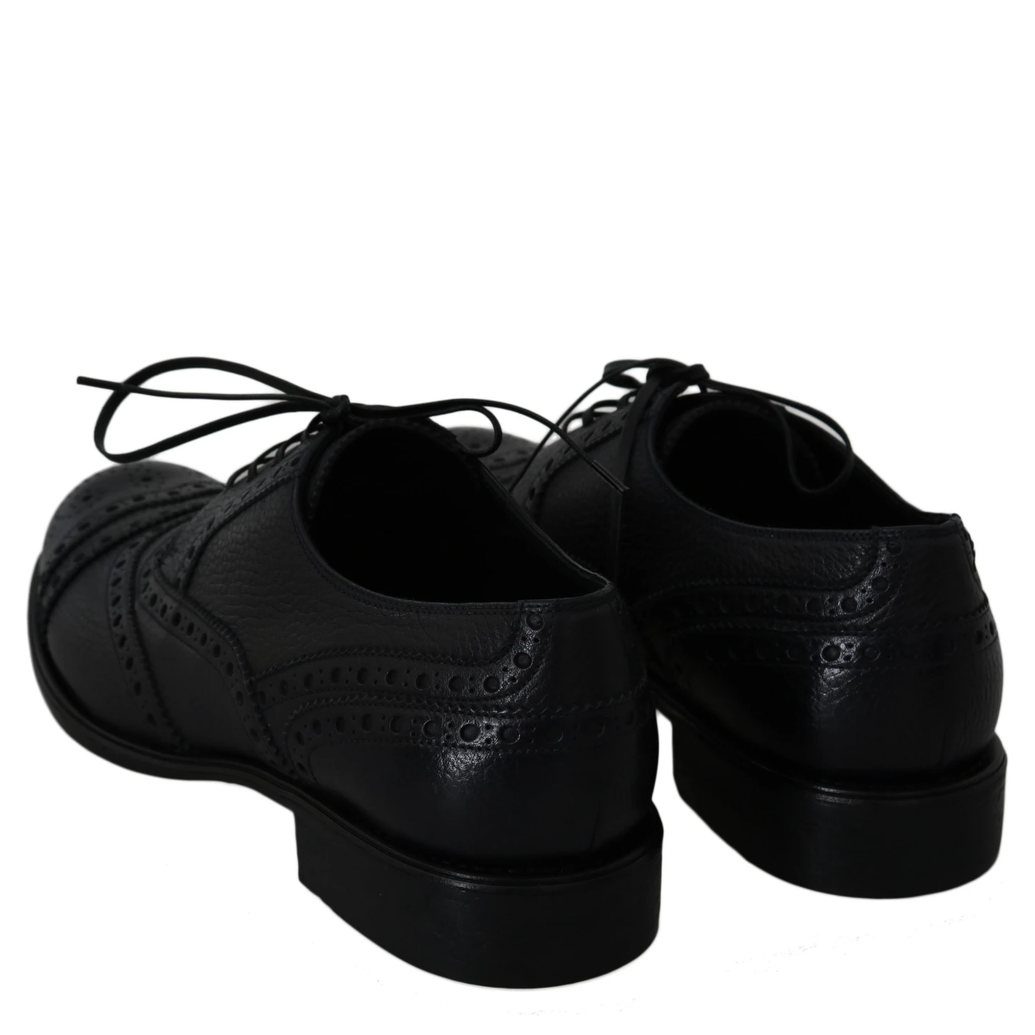 Blue Leather Wingtip Oxford Dress  Shoes
