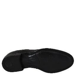 Blue Leather Wingtip Oxford Dress  Shoes