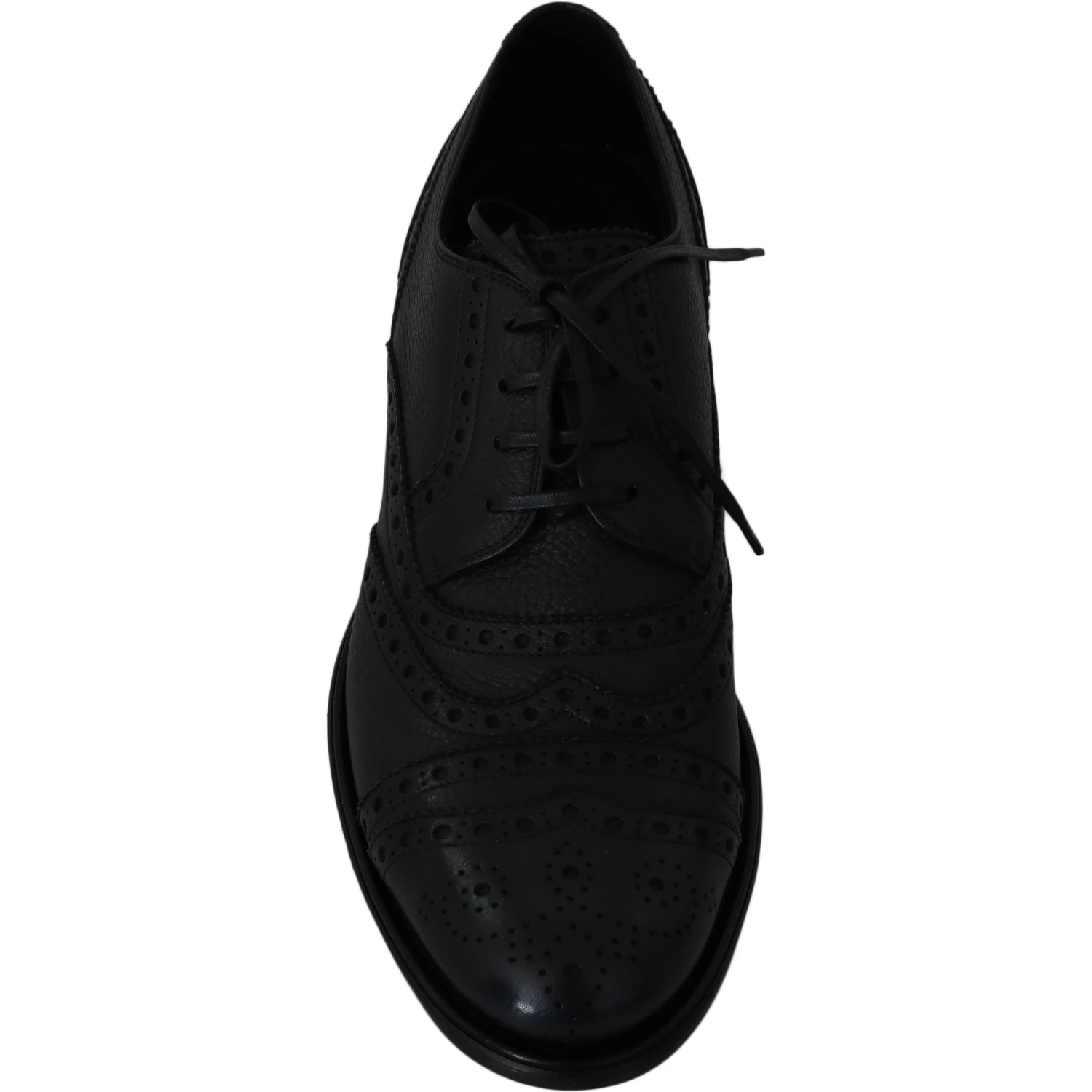 Blue Leather Wingtip Oxford Dress  Shoes
