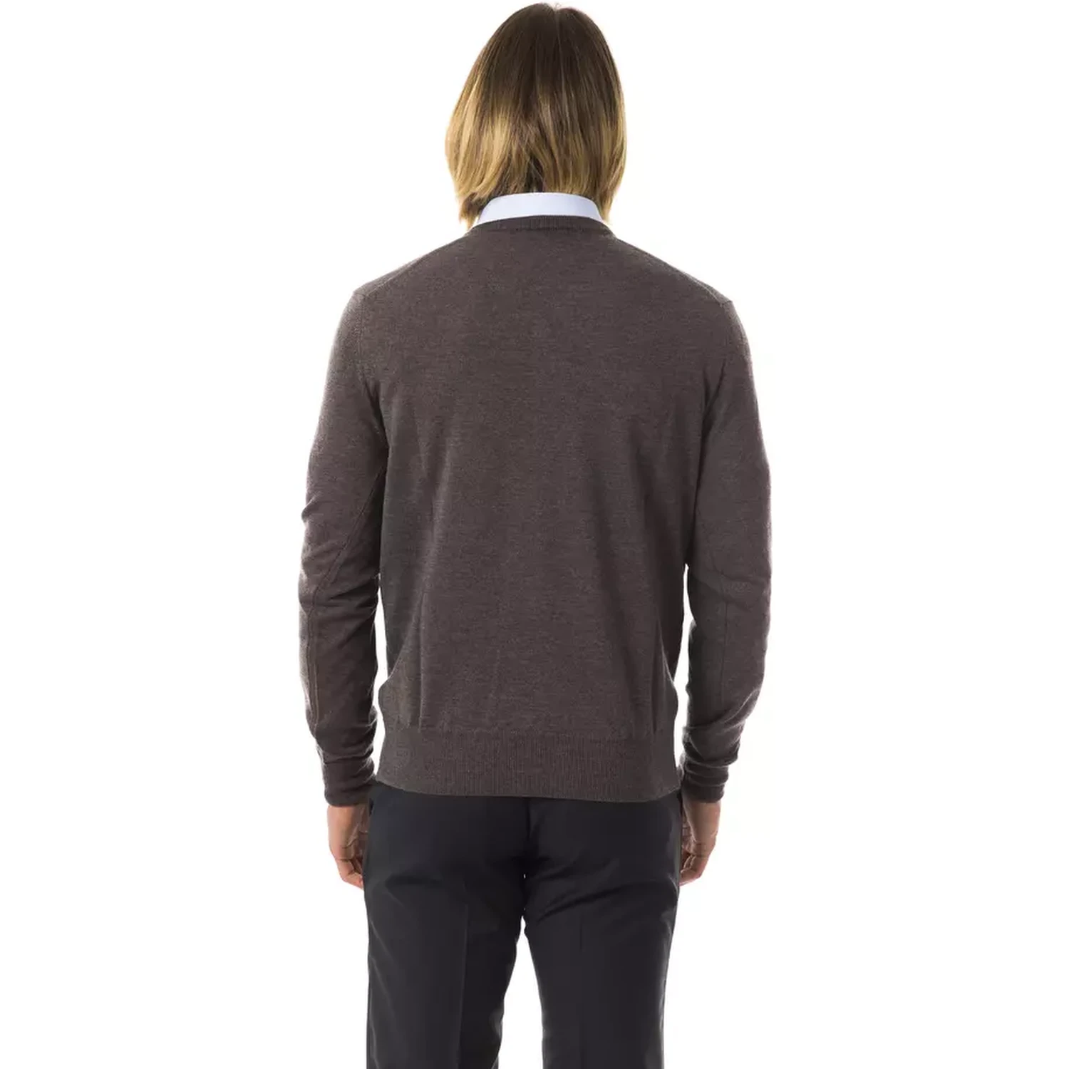 Gray Merino Wool Sweater