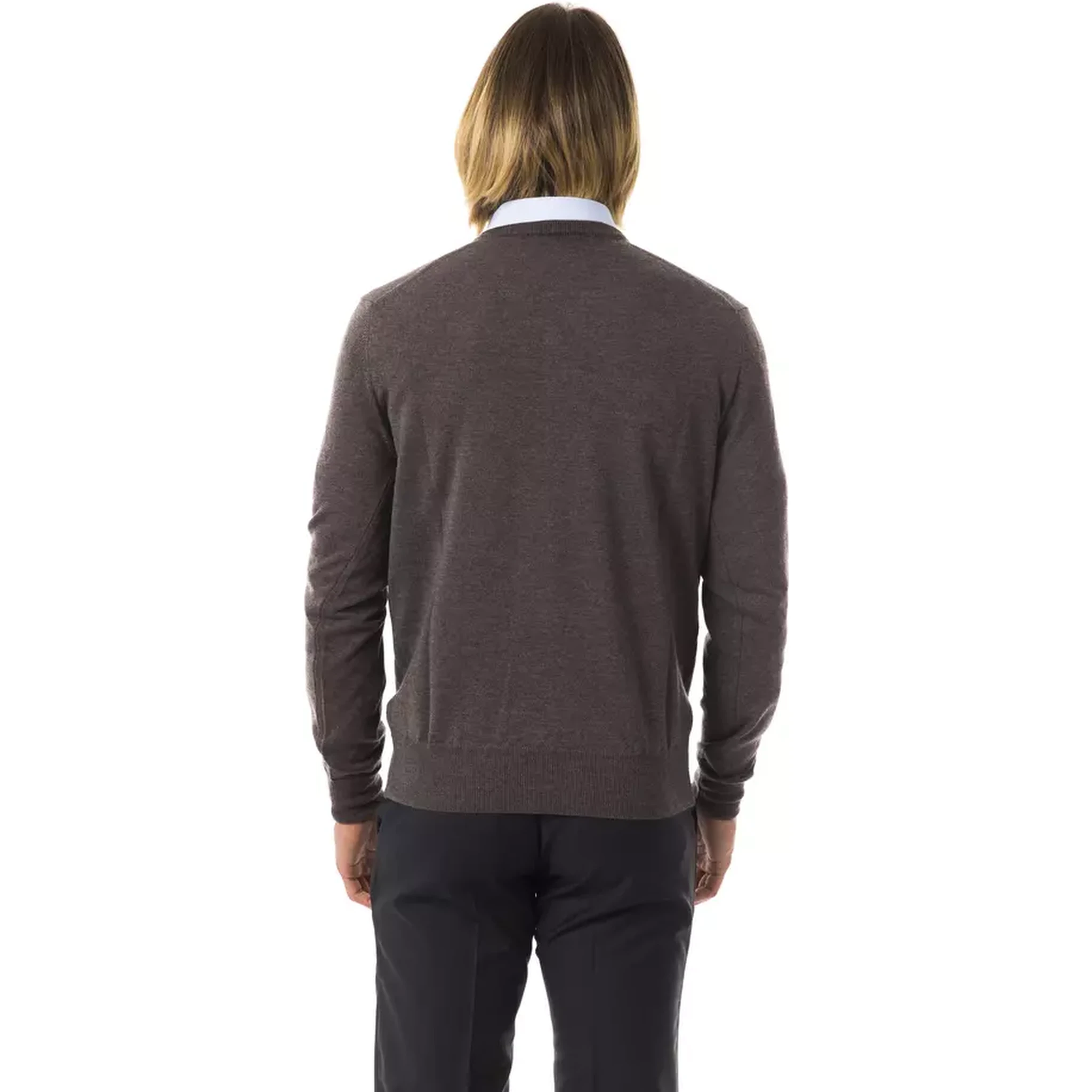 Gray Merino Wool Sweater