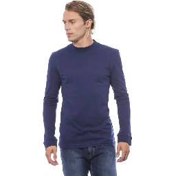 Blue Cotton Sweater