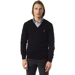 Black Merino Wool Sweater