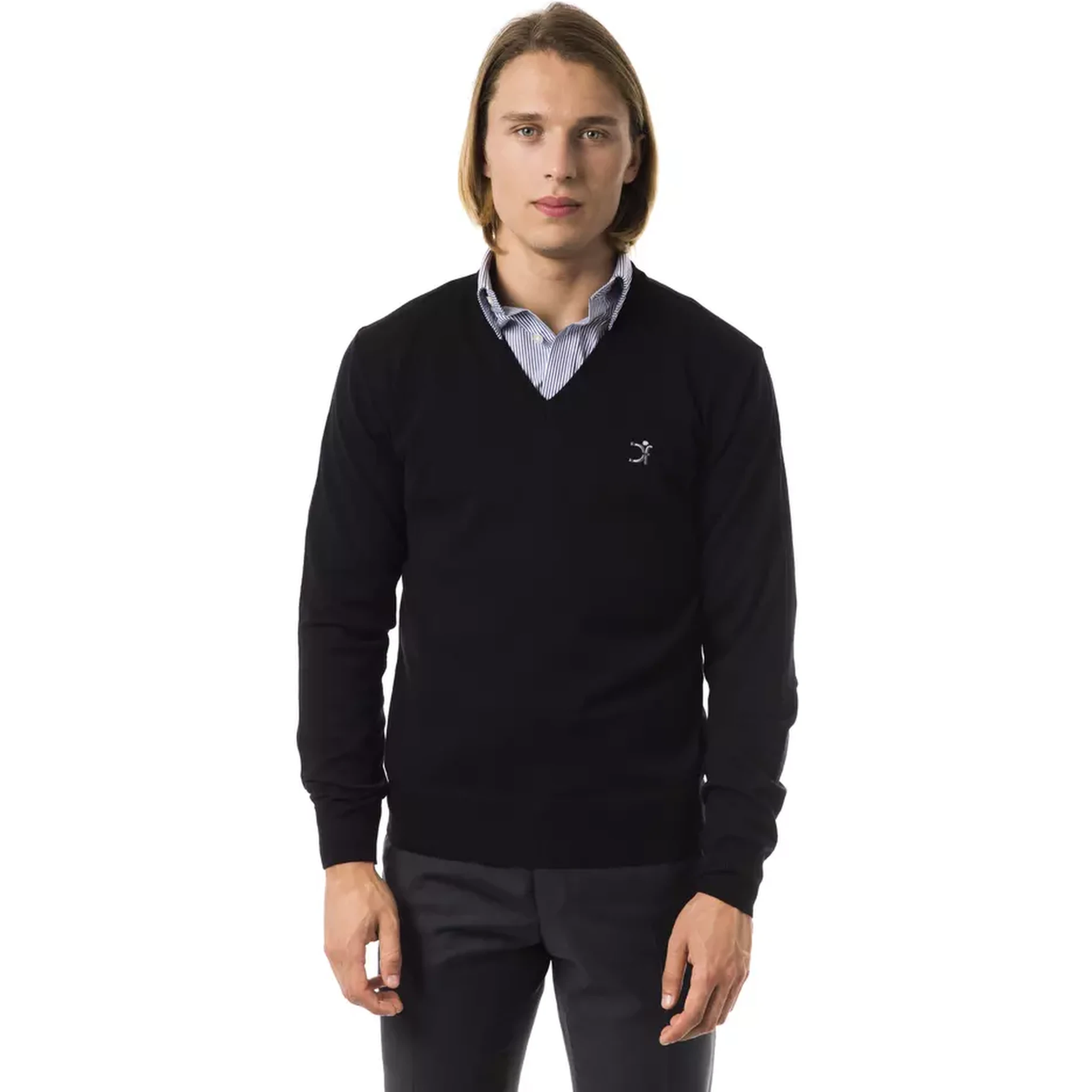 Black Merino Wool Sweater