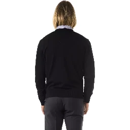 Black Merino Wool Sweater