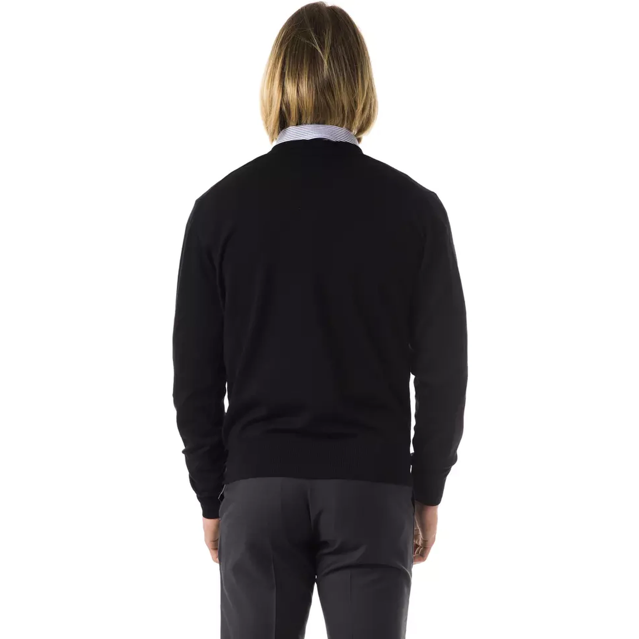 Black Merino Wool Sweater