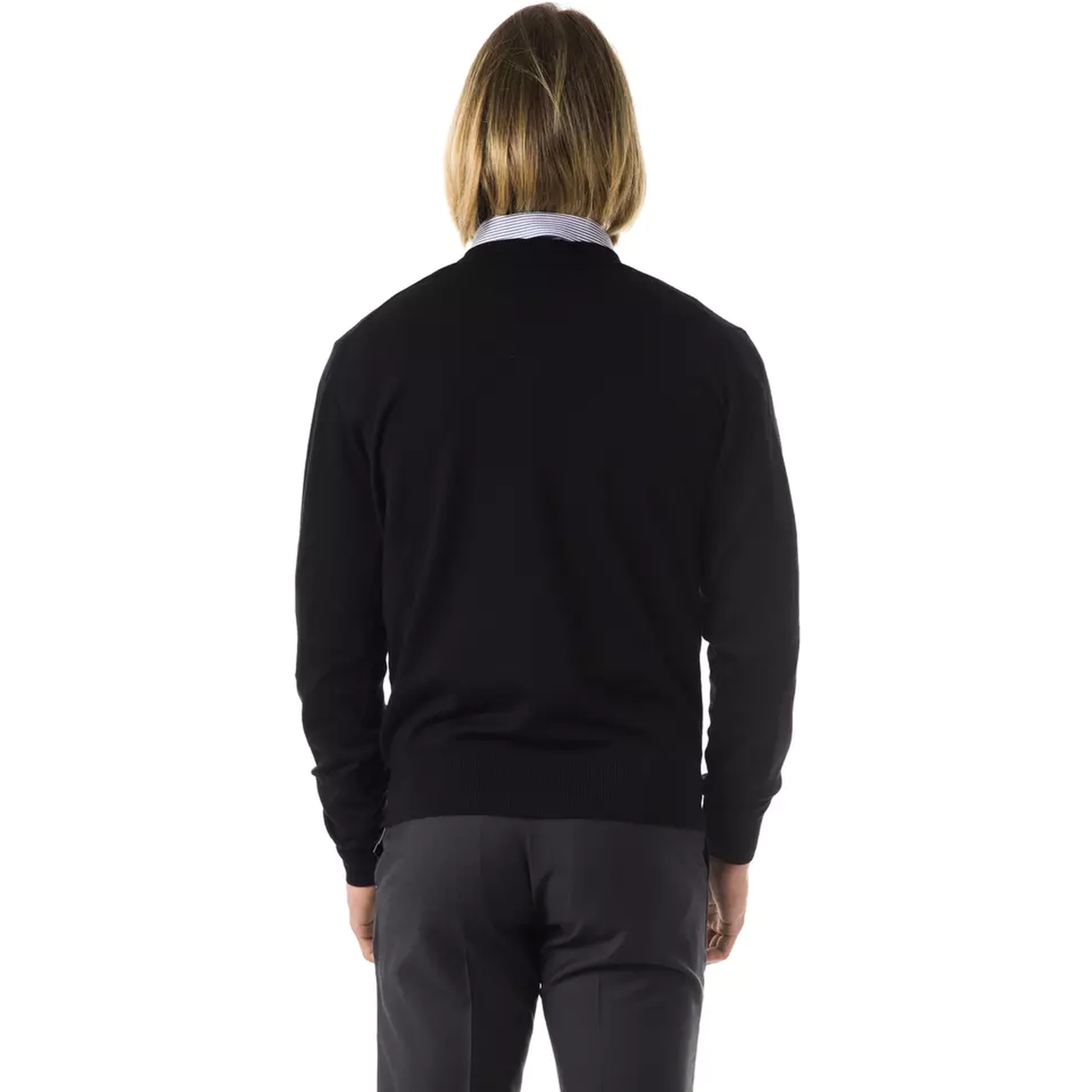 Black Merino Wool Sweater