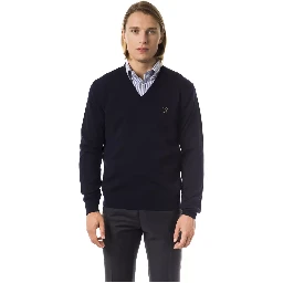 Blue Merino Wool Sweater