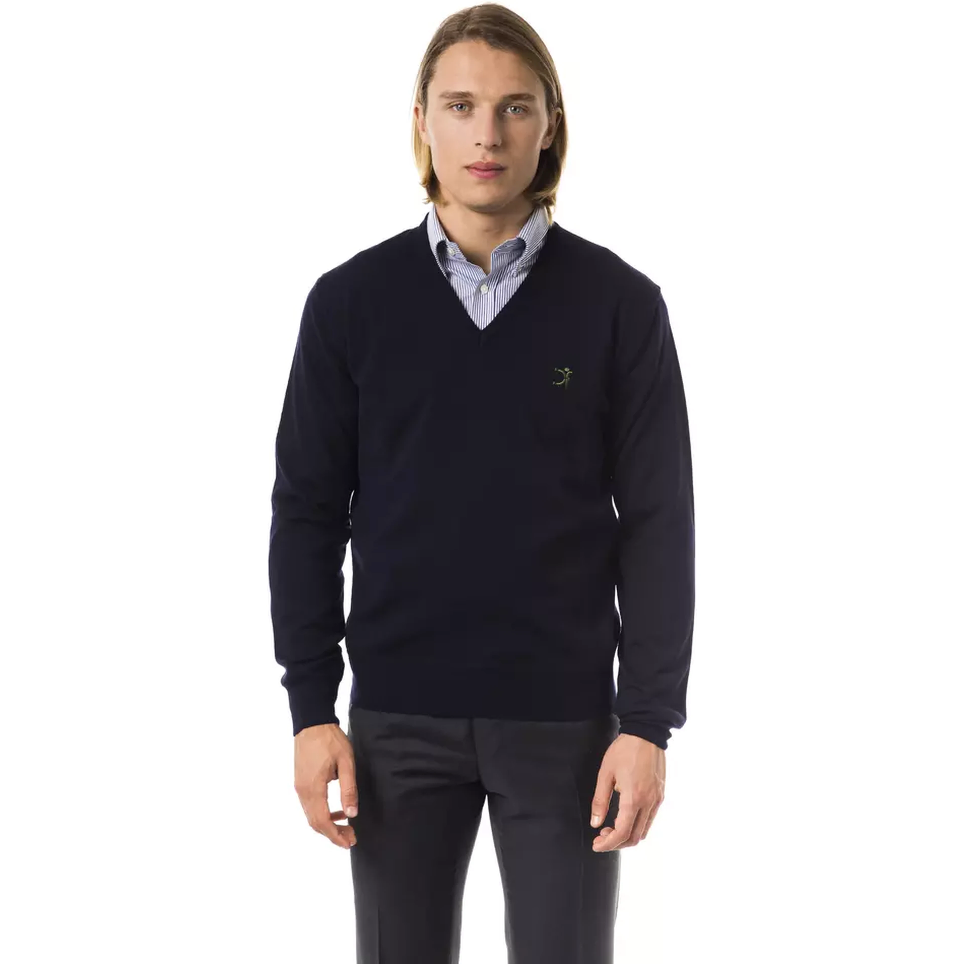 Blue Merino Wool Sweater