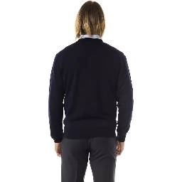 Blue Merino Wool Sweater