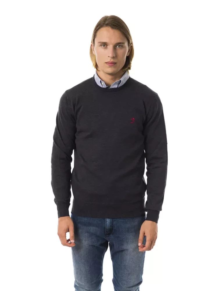 Gray Merino Wool Sweater