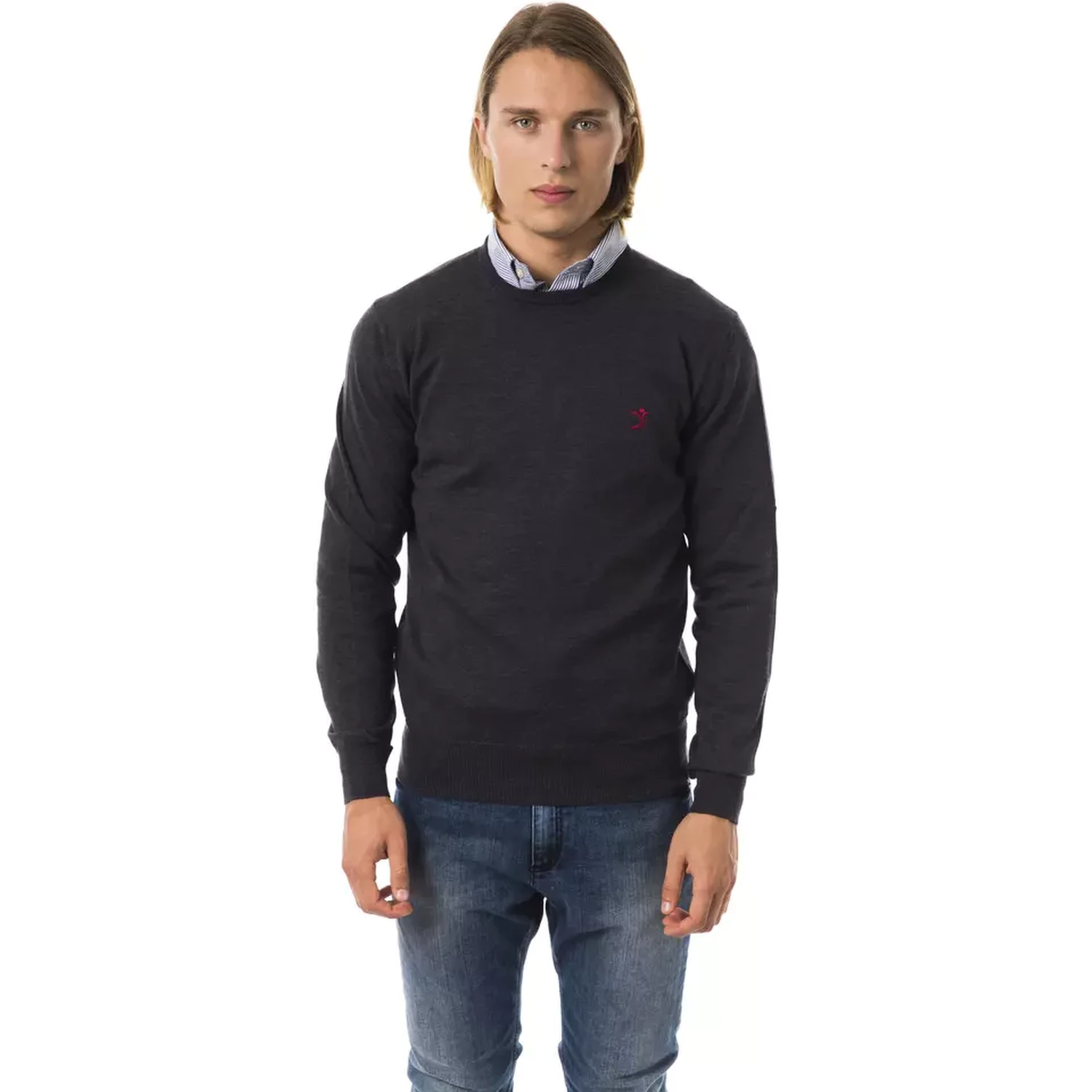 Gray Merino Wool Sweater