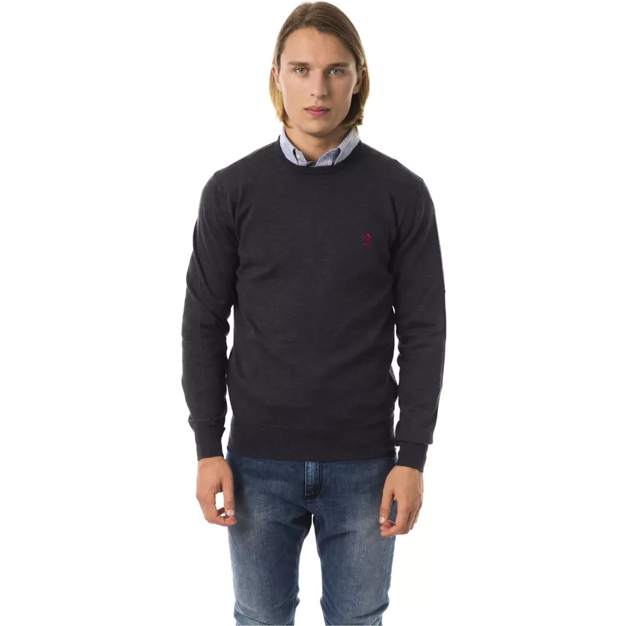 Gray Merino Wool Sweater