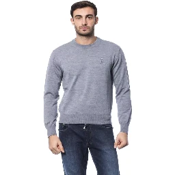 Gray Merino Wool Sweater
