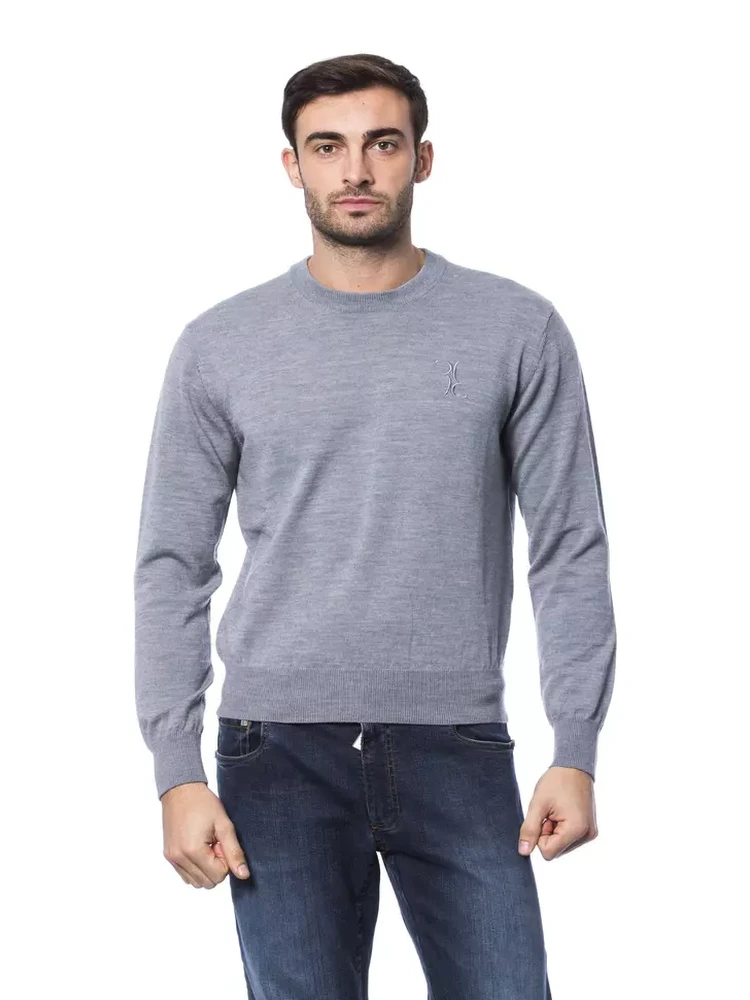 Gray Merino Wool Sweater
