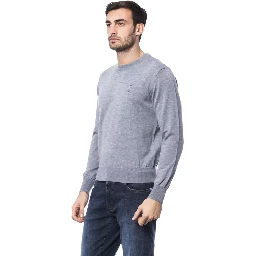 Gray Merino Wool Sweater