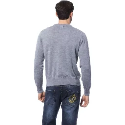 Gray Merino Wool Sweater