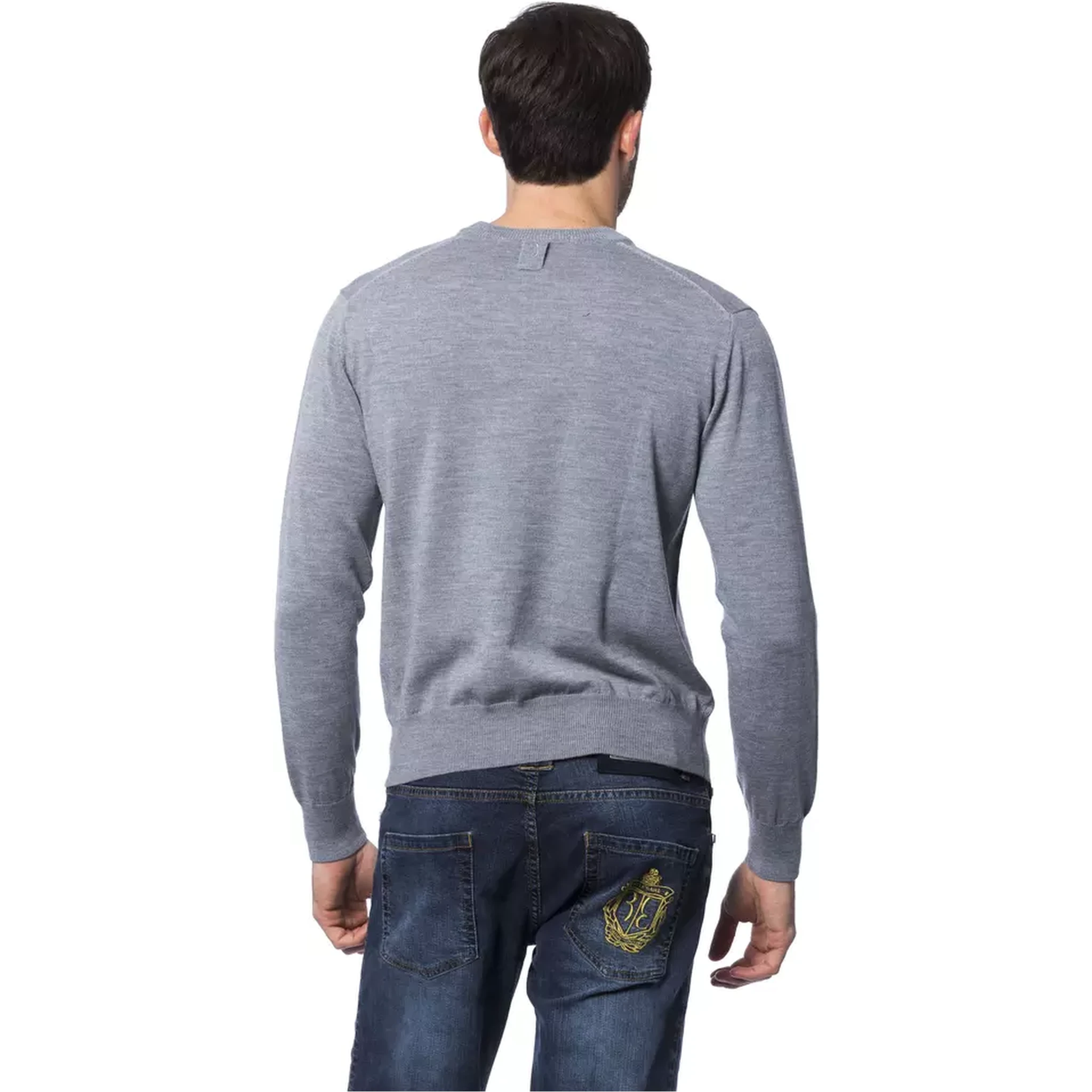 Gray Merino Wool Sweater