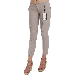Casual Fitted Khaki Trousers Pants