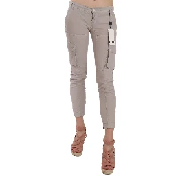 Casual Fitted Khaki Trousers Pants