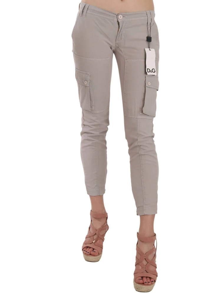 Casual Fitted Khaki Trousers Pants alternative