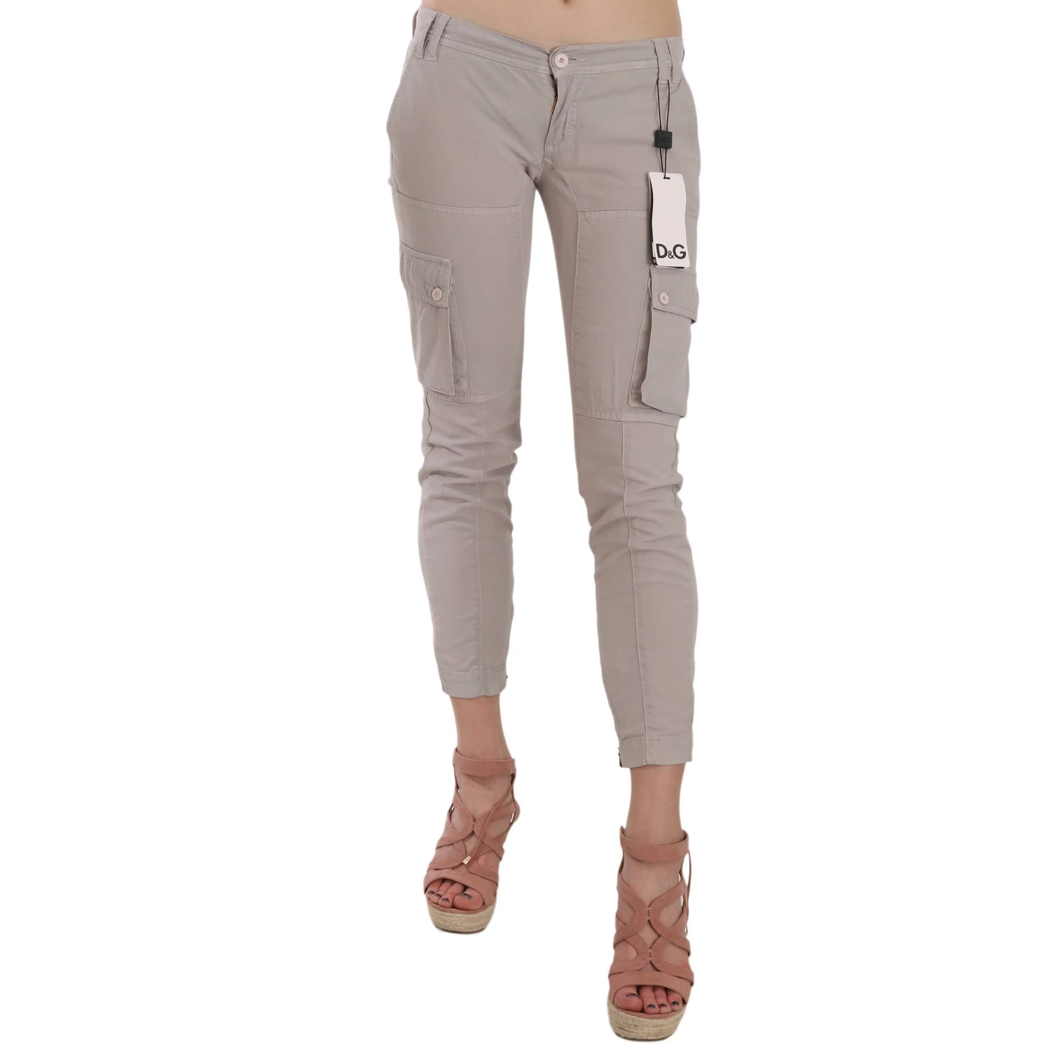 Casual Fitted Khaki Trousers Pants
