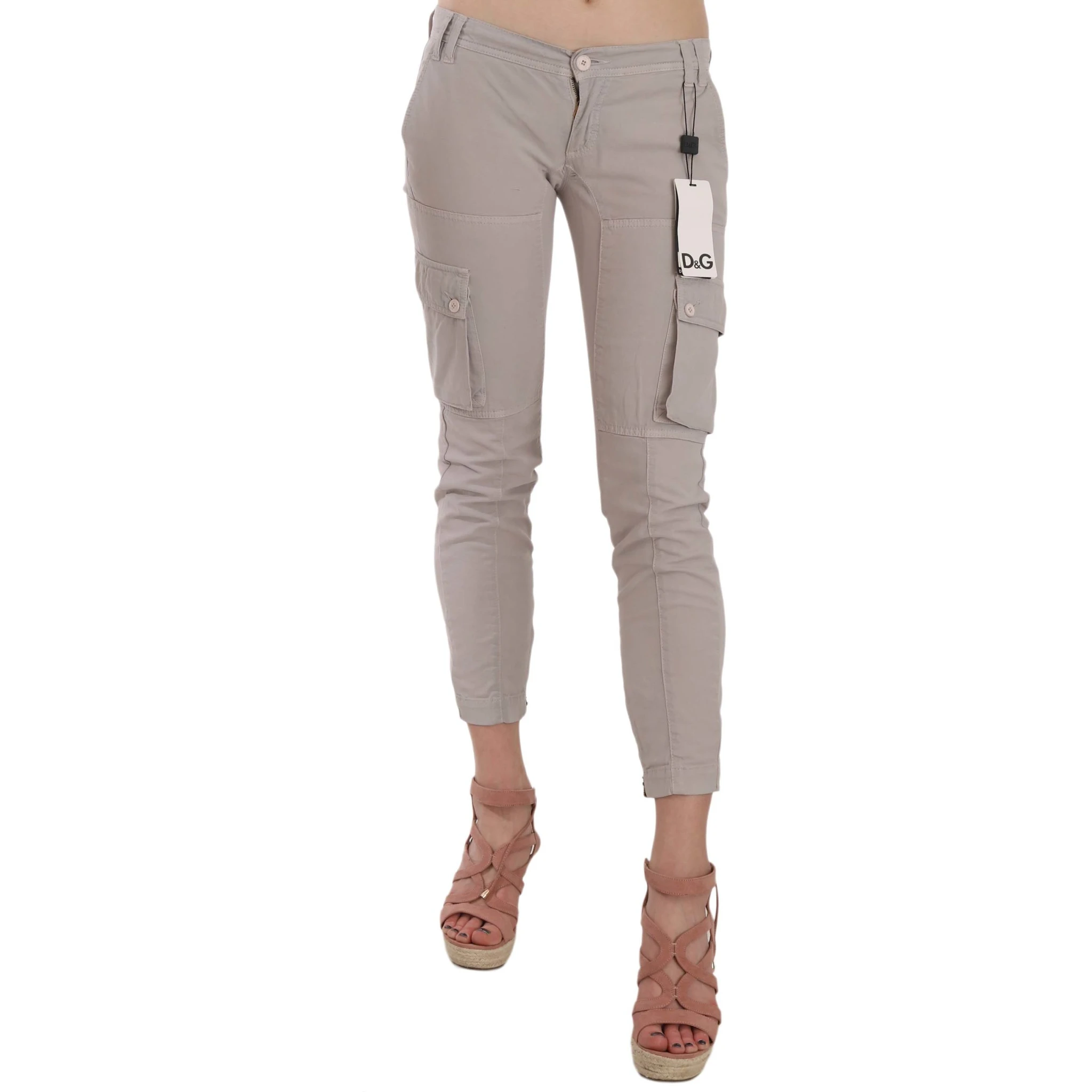 Casual Fitted Khaki Trousers Pants