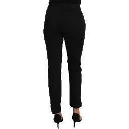 Black Dress Cropped Straight Straight Pants