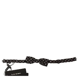 Brown Silk Polka Dot Jacquard Men  Bow Tie Papillon