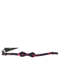 Red Checkered 100% Silk Adjustable Men Neck Bow Tie