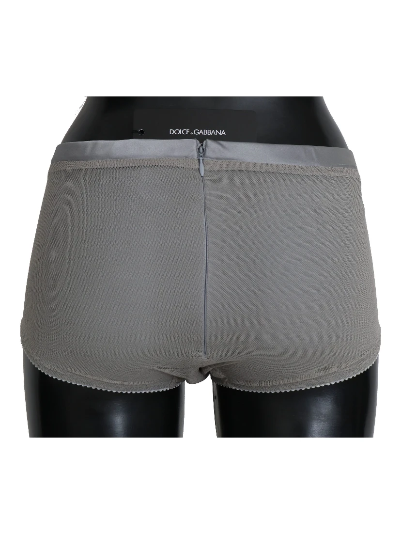 Underwear Silver With Net Silk Bottoms