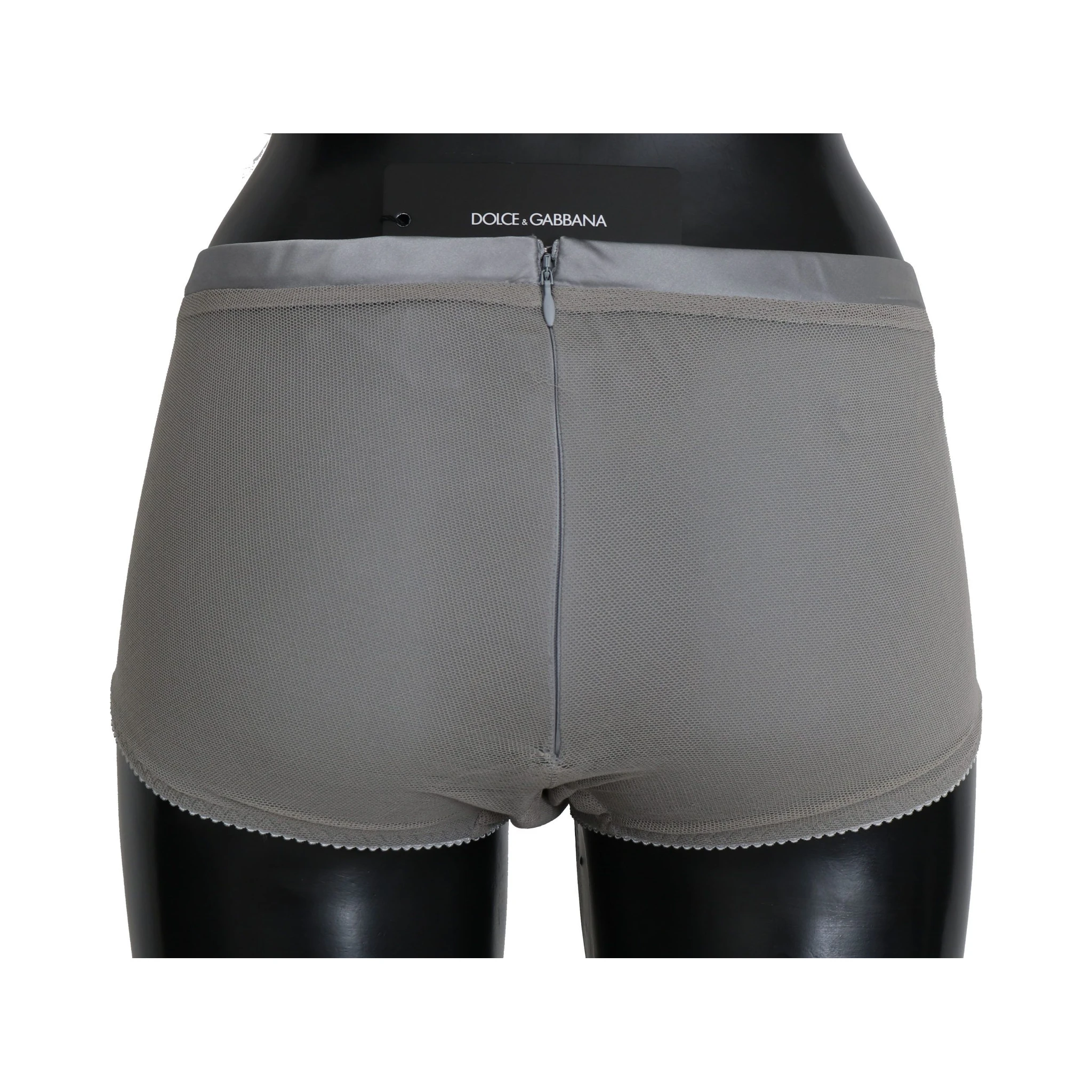 Underwear Silver With Net Silk Bottoms