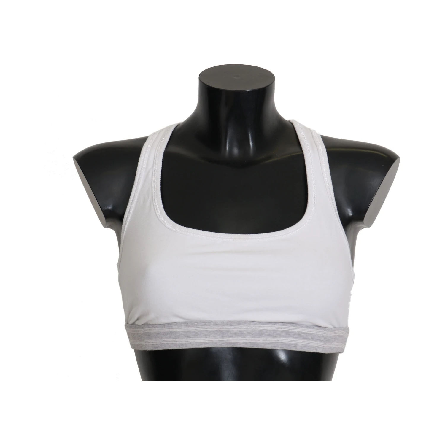 White Cotton Sport Stretch Bra Underwear